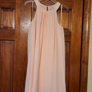 Women's Pale Pink Sleeveless Dress